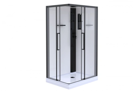 Душевая кабина Esbano Muse ESM-108CKR 100x80 L ESKM108CKRL без гидромассажа