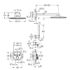 душевой комплект 310 мм grohe smartcontrol 34709000