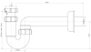 сифон для кухонной мойки 1 1/2"-40 mcalpine mrsk14