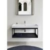 раковина gsi nubes 9623111 подвесная, 100x46 см, bianco lucido (белый глянец)