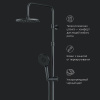 душевая система am.pm x-joy f0785a422 с термостатом, цвет черный матовый