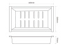 поддон на кухонную мойку zorg c 12-51