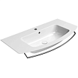 Раковина GSI Pura 8825111 подвесная, 102x52 см, Bianco lucido (Белый глянец)