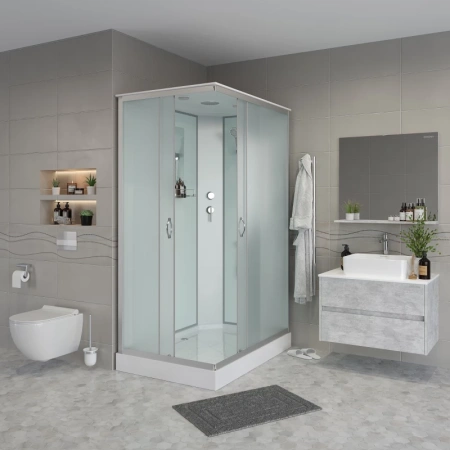 душевая кабина niagara classic 120х80 ng-43285-14q без гидромассажа