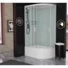 душевая кабина 120x80x220 см frank f412/2l white 135009 прозрачное
