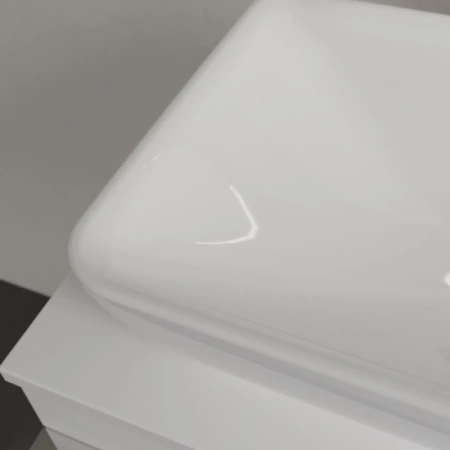 раковина villeroy & boch venticello 41135501 накладная, 55x36 см, альпийский белый