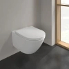 унитаз подвесной villeroy&boch universo 4670t901 с сиденьем микролифт, цвет белый