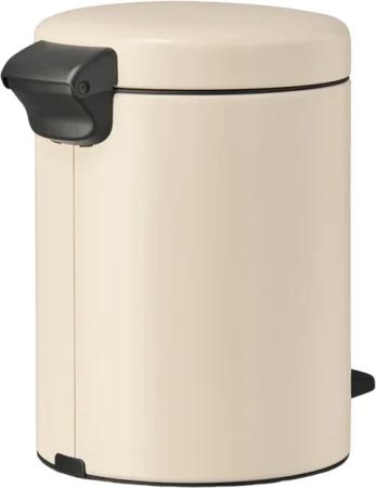 мусорное ведро brabantia newicon 149900 5 л, бежевое