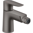 Смеситель Hansgrohe Talis E 71720340 для биде, с донным клапаном, шлифованный черный хром