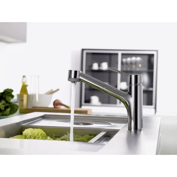 смеситель для кухни hansgrohe talis m52 32841000, хром