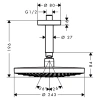 верхний душ с потолочным подсоединением hansgrohe raindance select s 2jet 26467400
