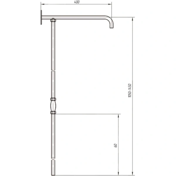 душевая колонна migliore retro d1 ml.rtr-36.219.d1.cr