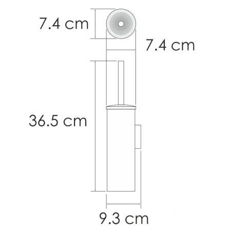 ершик для унитаза wasserkraft k-1087polished gold золото глянцевое