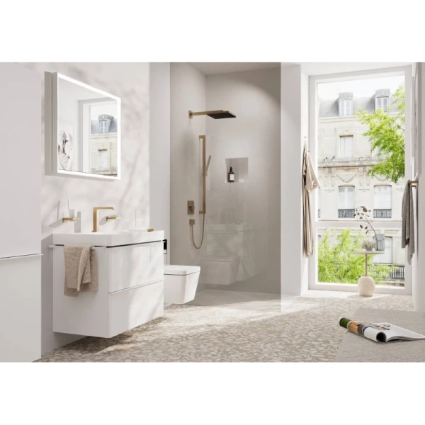 кронштейн для верхнего душа 390 мм hansgrohe pulsify e 24337140