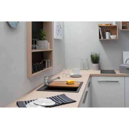 смеситель для кухни hansgrohe focus m42 71808000, хром