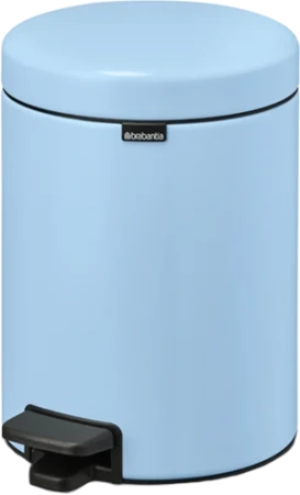 мусорное ведро brabantia newicon 202681 5 л, голубое
