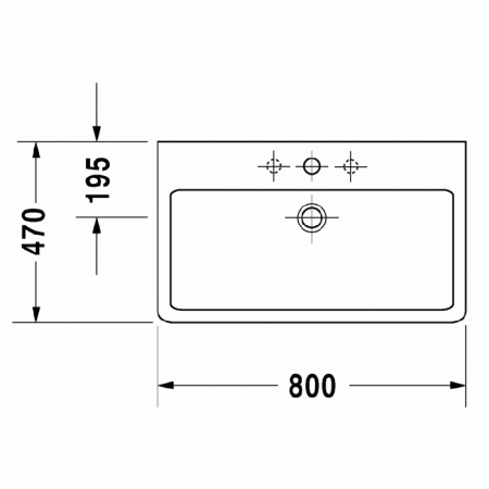 раковина накладная/подвесная duravit vero 0454800044