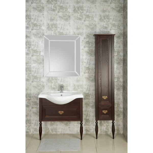 тумба дуб тёмный шоколад 83 см roca america evolution l zru9302959