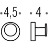 крючок colombo design plus w4917.hps1 zirconium