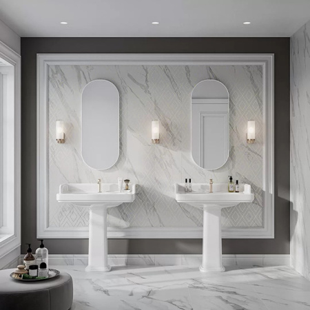 пьедестал для раковины kerama marazzi pompei po.col.01, цвет белый