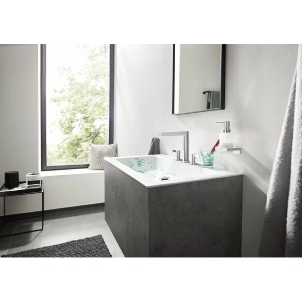 смеситель для раковины с донным клапаном hansgrohe finoris 76034000