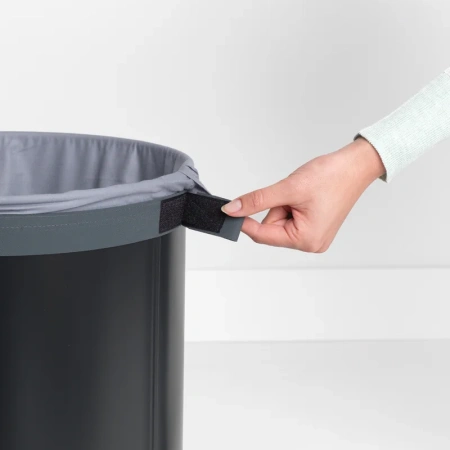 корзина для белья brabantia 120022 черная