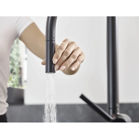 смеситель для кухни hansgrohe talis m54 72801000, хром
