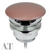 Донный кпапан для раковины AeT Curvy A044VX142 цвет керамики розовый матовый