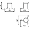 стакан для зубных щеток huber croisette 4026.01h.do