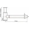 сифон для раковины santiline sl-116 цвет золото