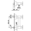 смеситель для душа cisal barcelona quad bq00044121