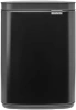 мусорное ведро brabantia bo 222481 4 л, черное матовое