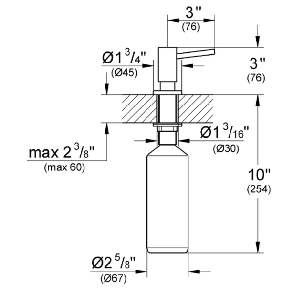 дозатор 500 мл grohe cosmopolitan 40535dc0