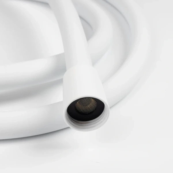 шланг для душа iddis optima home oph20wli19, цвет белый матовый, силиконовый, 2,0м,