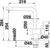 смеситель для кухни blanco linus-f 514025