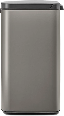 мусорное ведро brabantia bo 230387 12 л, платиновое