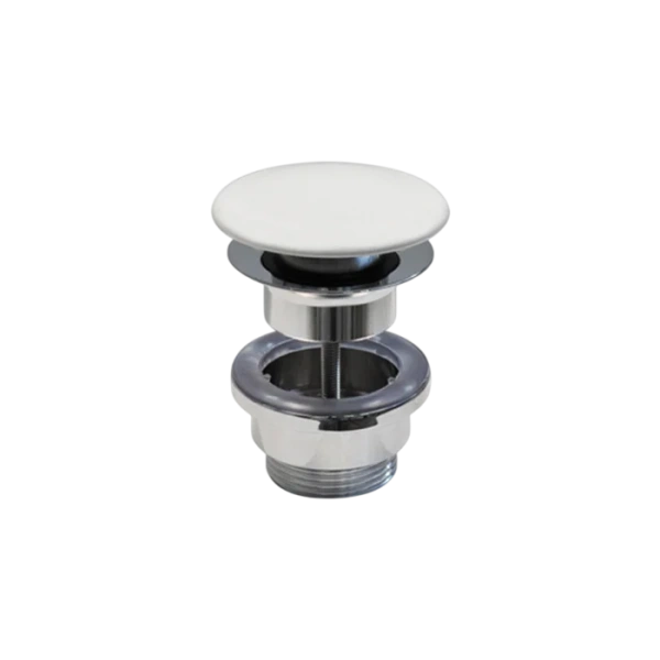 Донный клапан Catalano 9050300001 для раковины, с переливом, белый