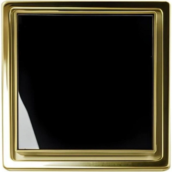 трап для душа pestan confluo standard 15x15 black glass 1 gold 13000152