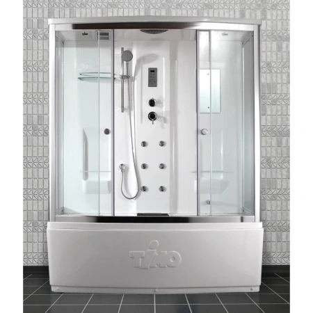 душевой бокс timo lux 150x90 t-7750 с гидромассажем