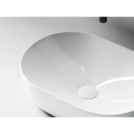 раковина ceramicanova element cn5010 накладная, 48x55 см, белая