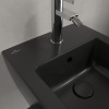 биде villeroy & boch memento 2.0 443300r7 подвесное, pure black с ceramicplus