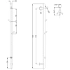 полотенцесушитель электрический boheme oak 724-50-cb 1500x50, медь матовая