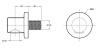 шланговое подключение jacob delafon modulo e8465-cp хром