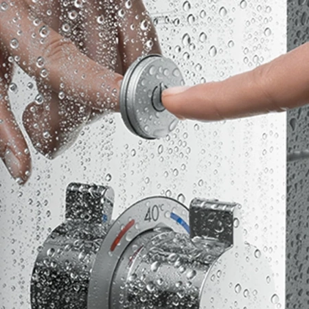встраиваемый термостат для душа hansgrohe showerselect 15762000