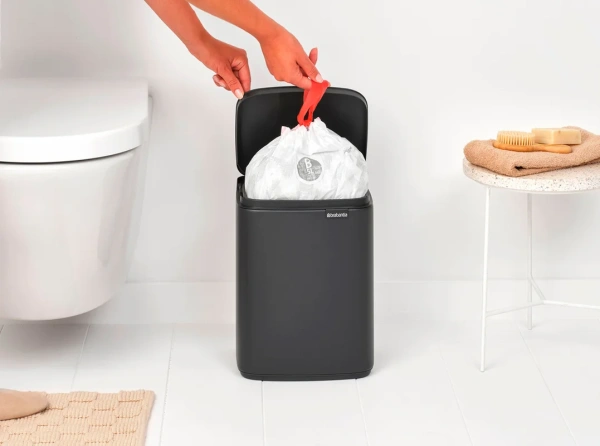 Мусорное ведро Brabantia Bo 233722 7 л, минерально-графитовое