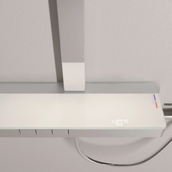 душевая система sancos vos sc6100ch 360x240 мм, с термостатом, хром