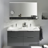 Зеркало Burgbad Eqio 90 SEZQ090F2010 с подсветкой серое