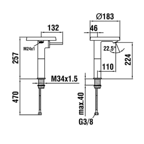 смеситель для раковины laufen kartell 3.1133.8.004.120.1