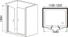дверь для душевой кабины в нишу weltwasser ww600 600k2-120