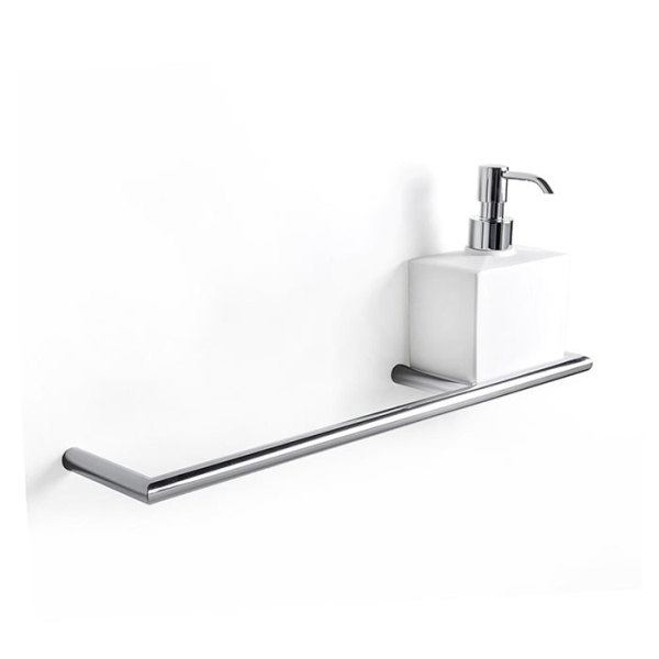 Полотенцедержатель и дозатор справа 3SC Guy GU10DDXSL цвет белый матовый | хром